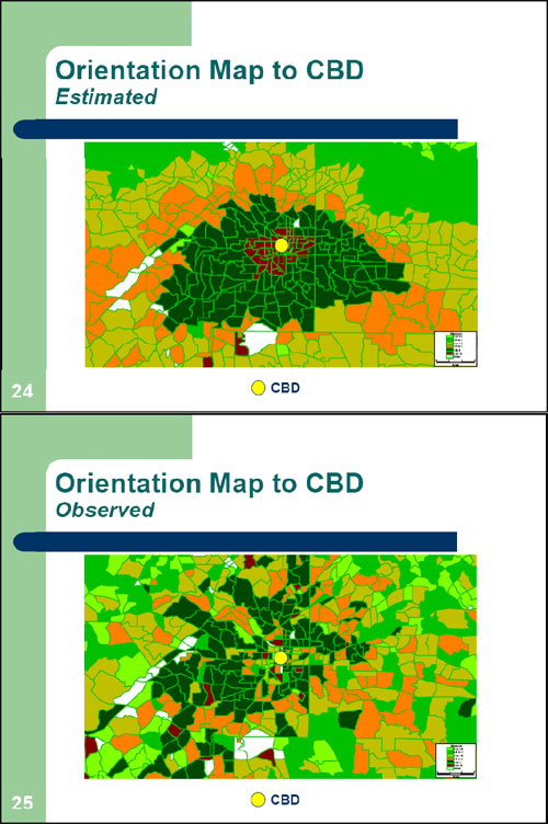 Figure 6.5 Example Orientation Ratio GIS Maps